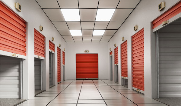 Temporäre Lagerfläche und Self Storage